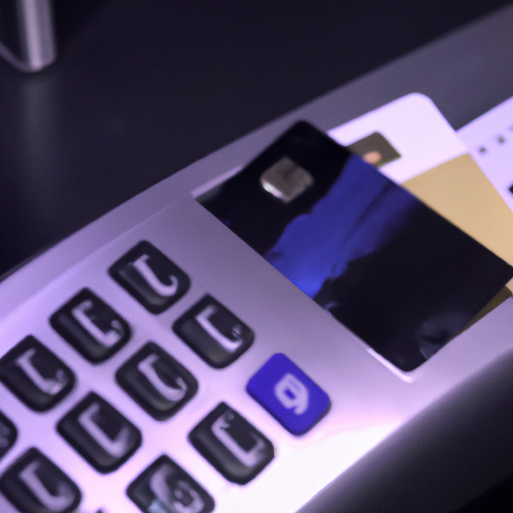 How does a credit card machine process payments?