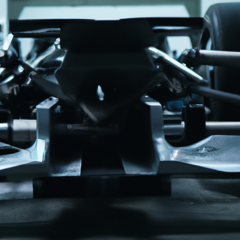 How does the suspension system in a Formula 1 car work?
