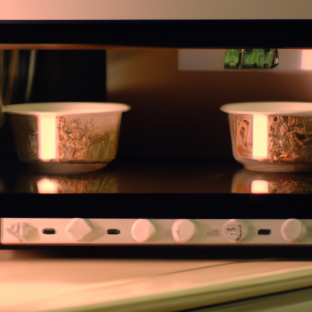How does a microwave oven heat food?