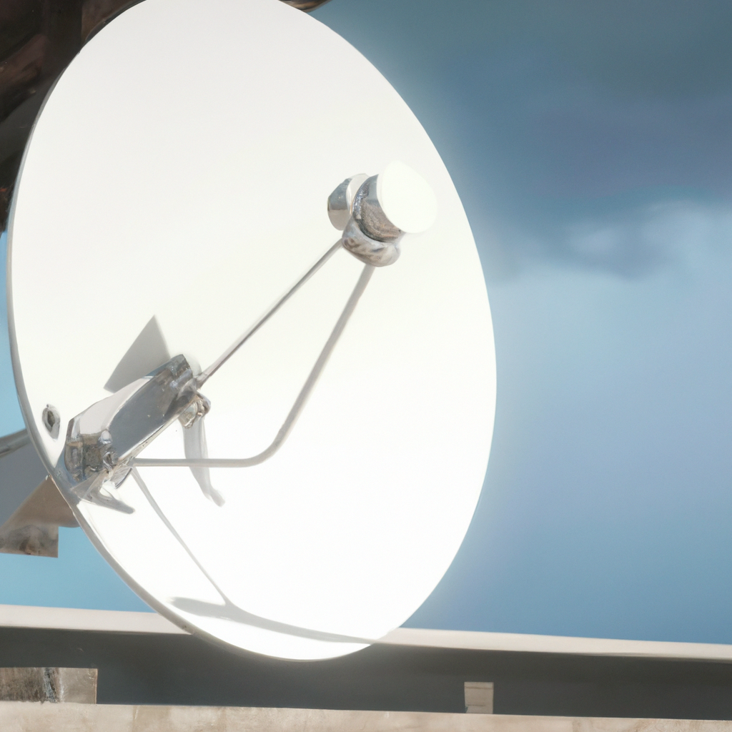 How does a satellite TV system work?