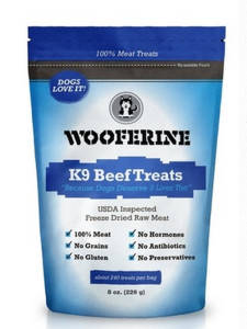 wooferine beef treats for dogs