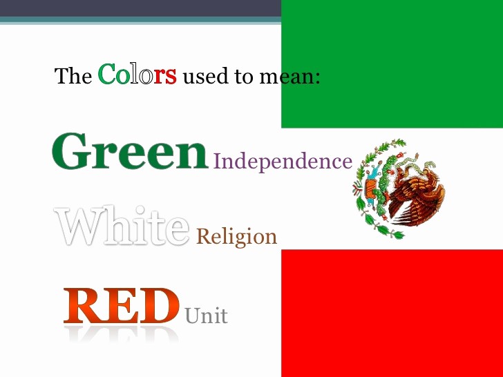 Mexican Flag Color Represent