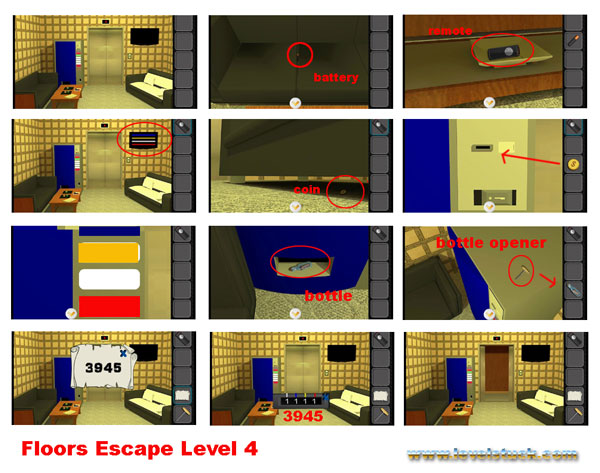Floors Escape Level 4 5 6