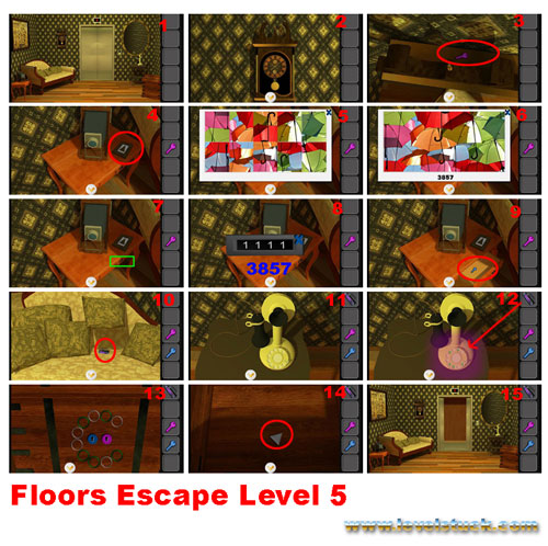 Floors Escape Level 4 5 6