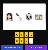 guess the emoji bride knife skull