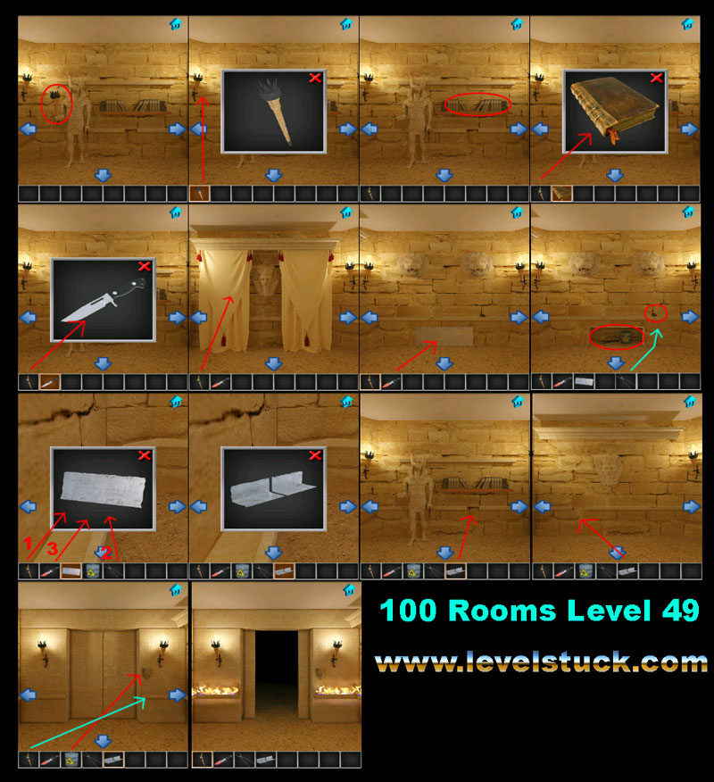 100 rooms walkthrough level 49