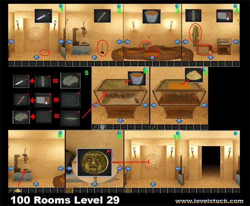 100 rooms level 29