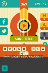 Icon Pop Song Answers Level 16 and 17