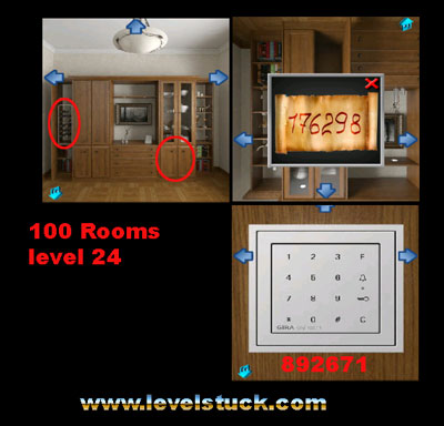 100 Rooms Walkthrough level 21 22 23 24