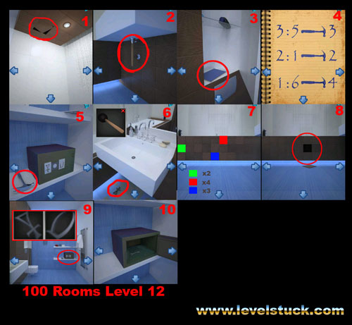 100 Rooms Walkthrough Level 8 9 10 11 12