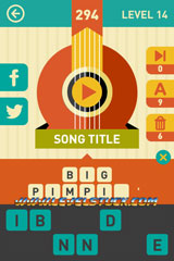 Icon Pop Song Answers and Cheats Level 14 – 15