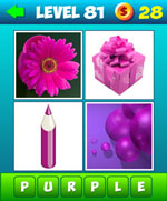 What&rsquo;s The Words: 4 Pics 1 Word Level 81 to 99