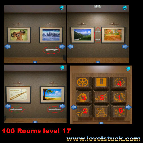 100 Rooms Walkthrough level 15 16 17 18 19 20