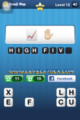 Emoji Pop Level 12 13 Answers iOS and Android