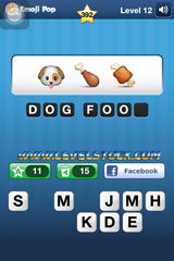 Emoji Pop Level 12 13 Answers iOS and Android