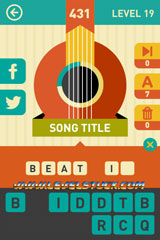 Icon Pop Song Answers Level 18 and 19 / 386 to 433