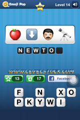 Emoji Pop Answers Level 14 15 for iOS and Android