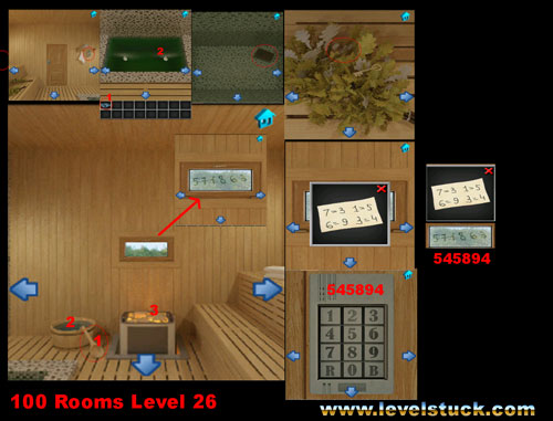 100 Rooms Walkthrough Level 25 26