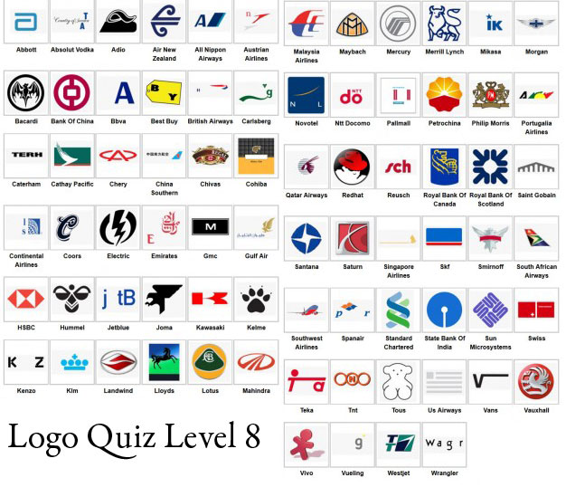 Logo Quiz Answer Level 1 2 3 4 5 6 7 8 9 - Levelstuck BA8