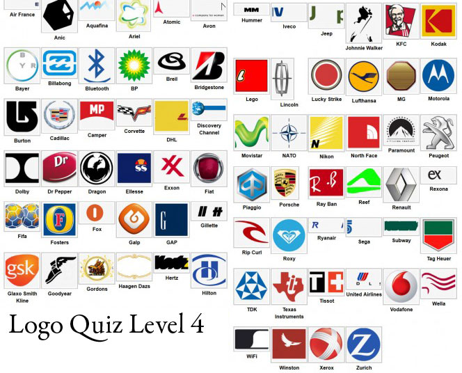 Logo Quiz Answer Level 1 2 3 4 5 6 7 8 9