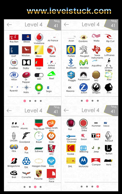 Logos Quiz Answers For Iphone Level 1 To Level 9 Levelstuck