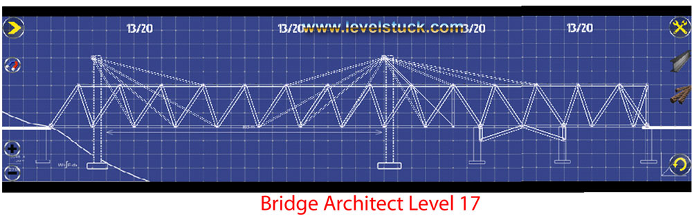 Bridge Architect Walkthrough Level 11 12 13 14 15 16 17