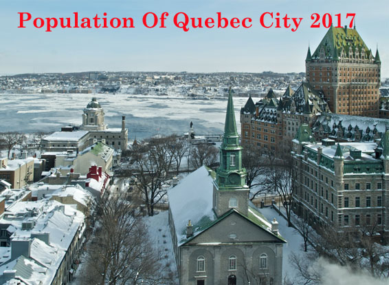 Population Of Quebec City 2017