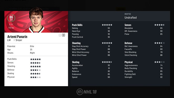 NHL 18 Player Ratings: Top 10 Left Wings Revealed