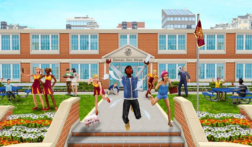 Sims FreePlay Downtown High School Update