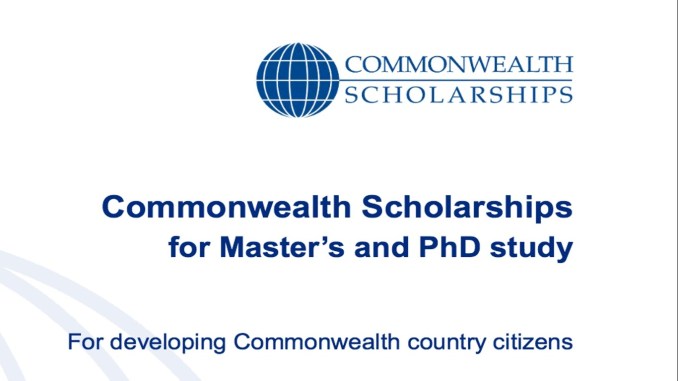 Commonwealth Scholarship in UK For Ghanaian Students